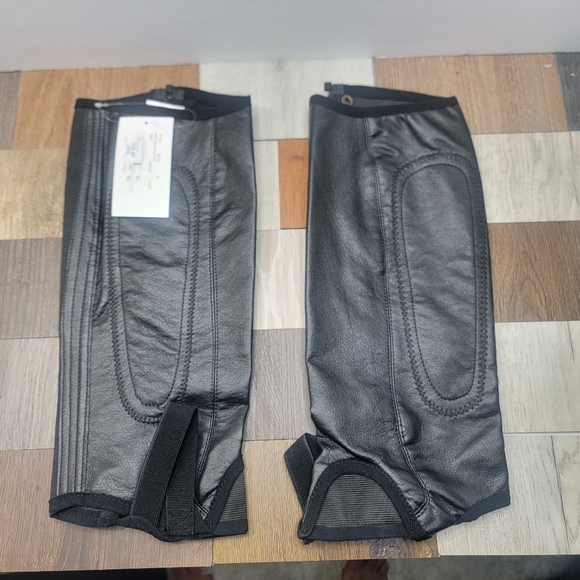 LADIES black Tuffrider Half Chaps Adult XL - Picture 3 of 5